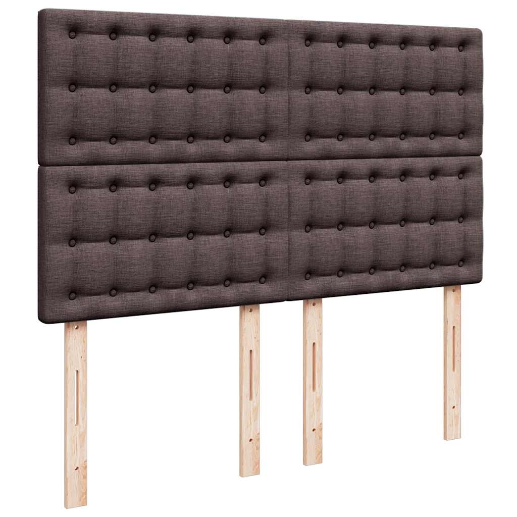 Sommier à lattes de lit avec matelas Marron foncé 140x190 cm - XIOS
