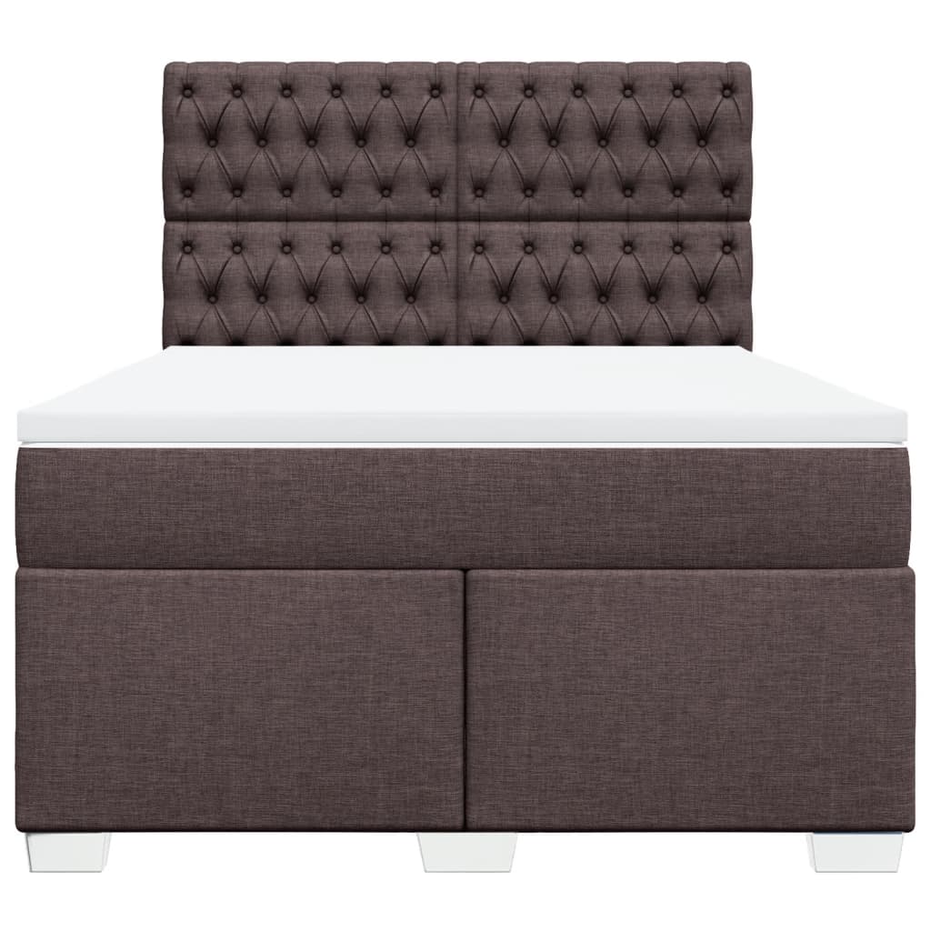 Sommier à lattes de lit avec matelas Marron foncé 160x200 cm - XIOS