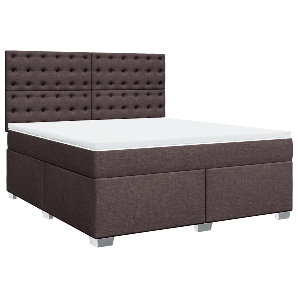 Sommier à lattes de lit avec matelas Marron foncé 180x200 cm - XIOS