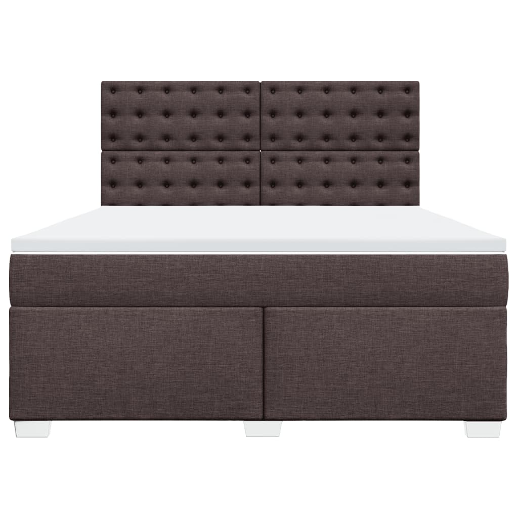 Sommier à lattes de lit avec matelas Marron foncé 180x200 cm - XIOS
