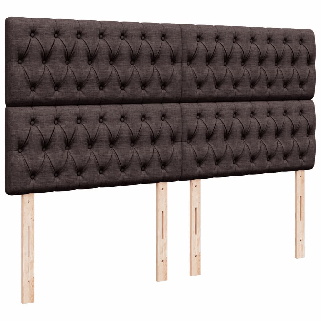 Sommier à lattes de lit avec matelas Marron foncé 200x200 cm - XIOS