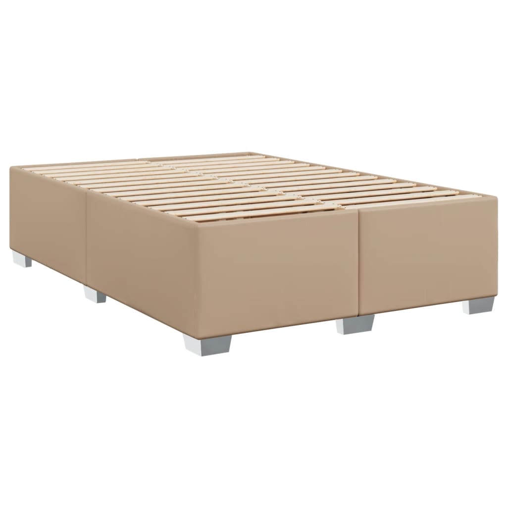 Sommier à lattes de lit avec matelas Cappuccino 140x200 cm - XIOS