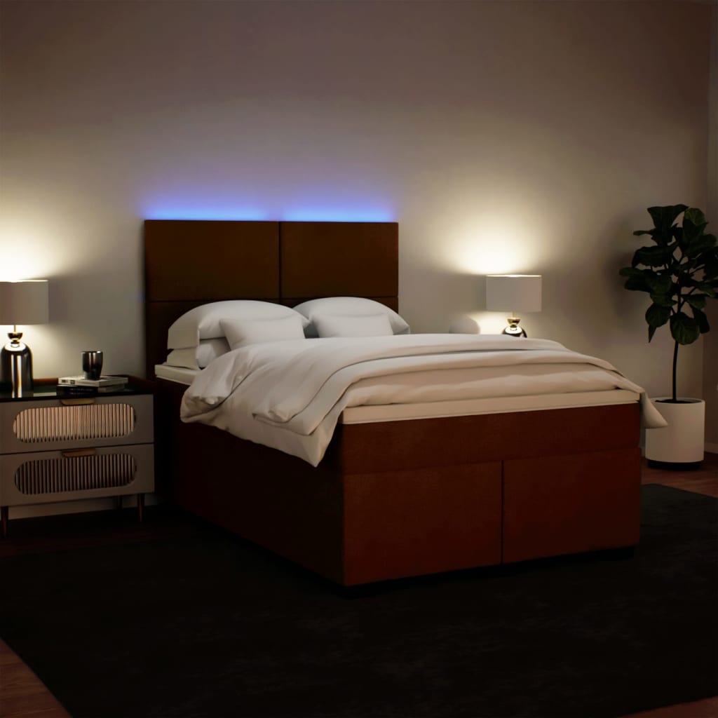 Sommier à lattes de lit avec matelas Rose 140x190 cm Velours - XIOS