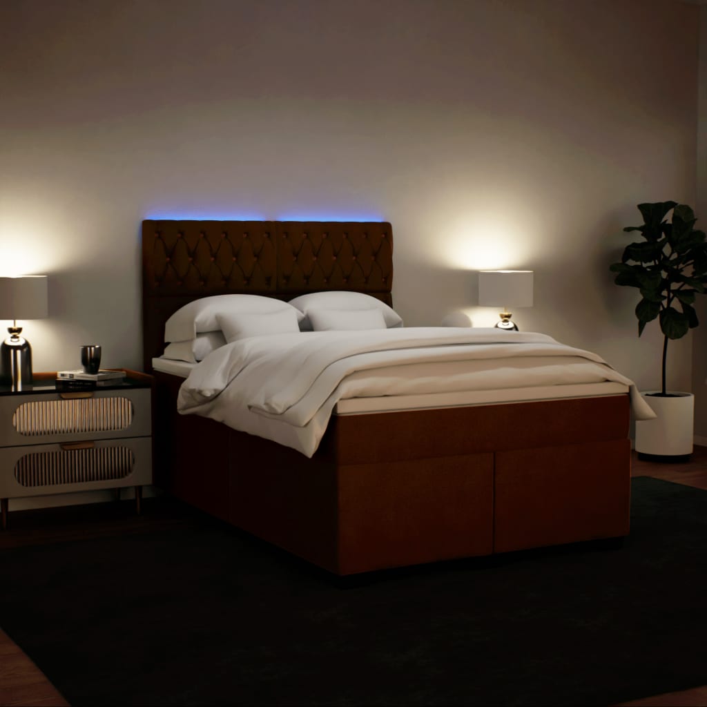 Sommier à lattes de lit avec matelas Rose 140x190 cm Velours - XIOS