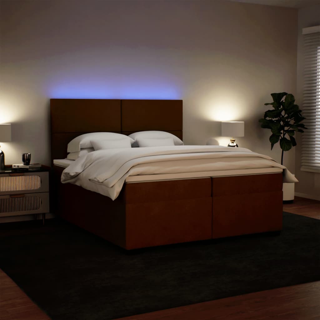 Sommier à lattes de lit avec matelas Rose 200x200 cm Velours - XIOS