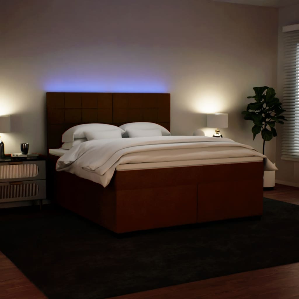 Sommier à lattes de lit avec matelas Rose 200x200 cm Velours - XIOS