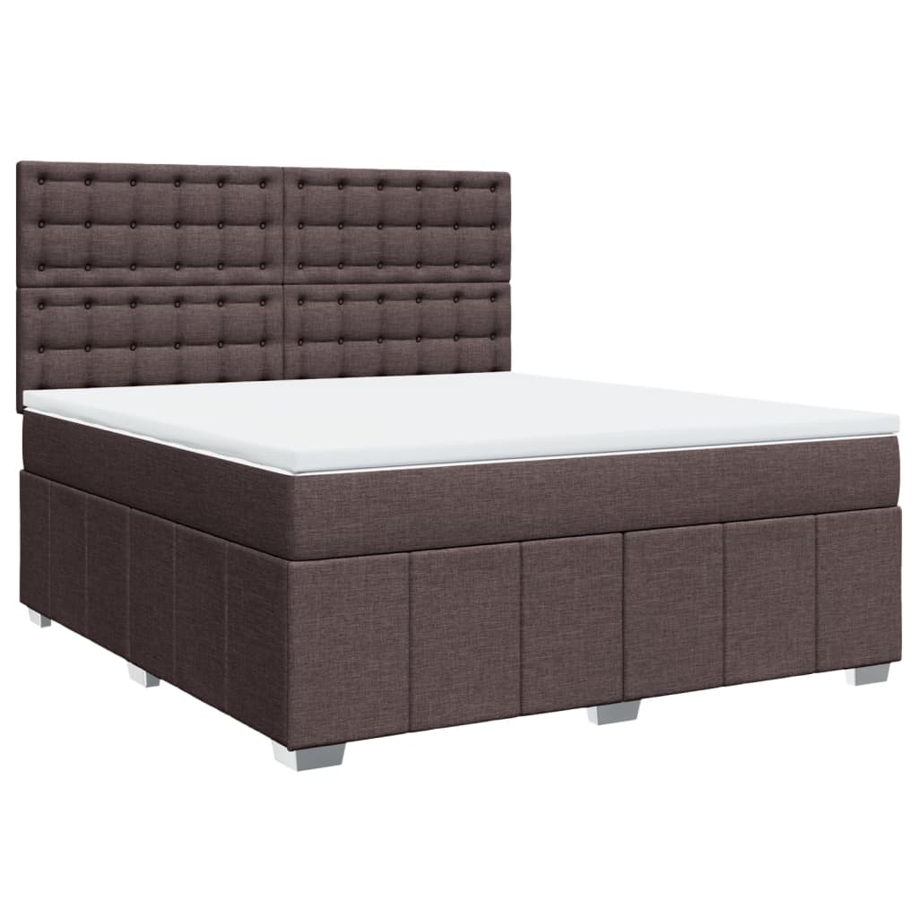 Sommier à lattes de lit avec matelas Marron foncé 180x200 cm - XIOS