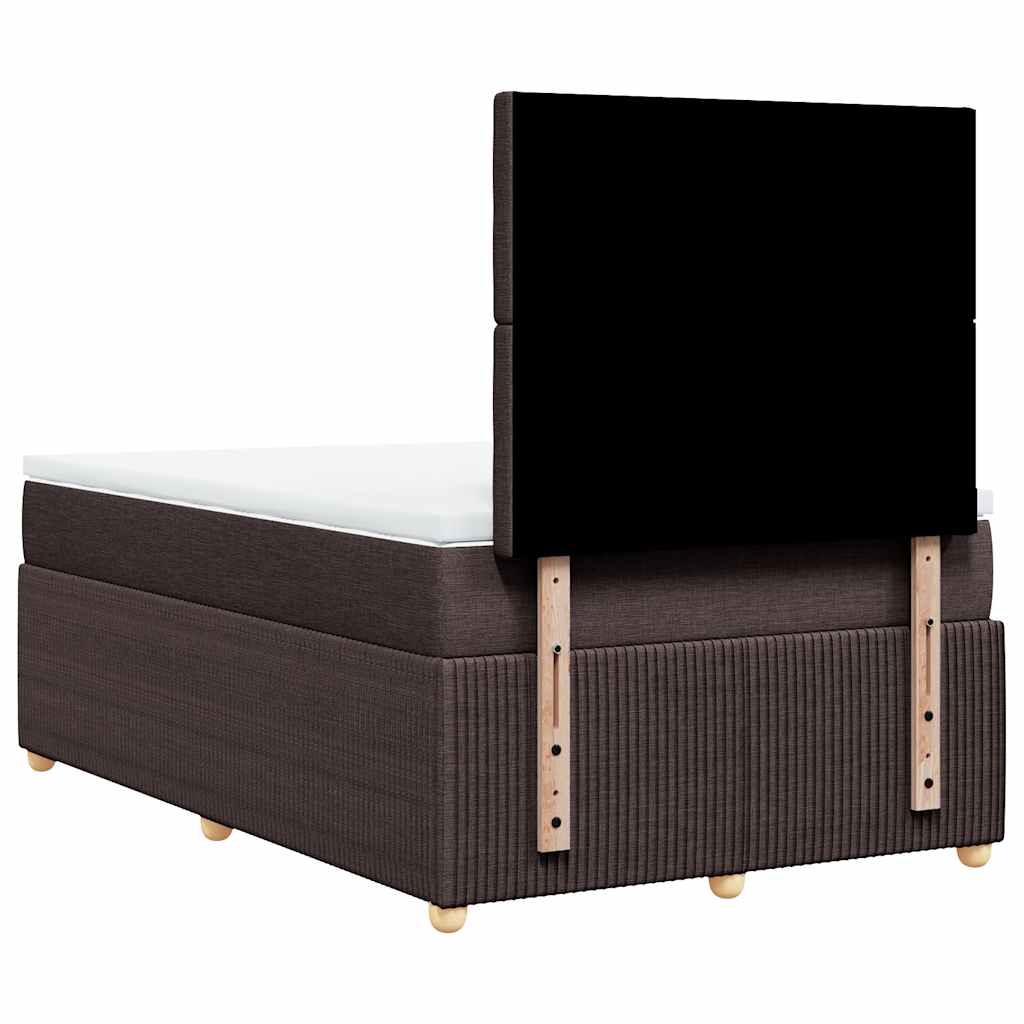 Sommier à lattes de lit avec matelas Marron foncé 120x200 cm - XIOS