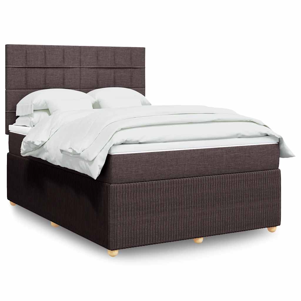 Sommier à lattes de lit avec matelas Marron foncé 140x200 cm - XIOS