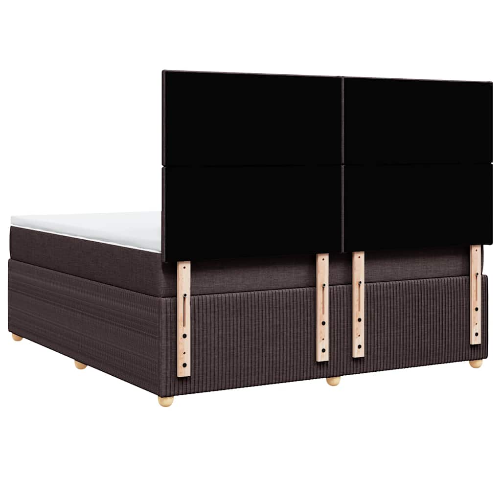 Sommier à lattes de lit avec matelas Marron foncé 180x200 cm - XIOS