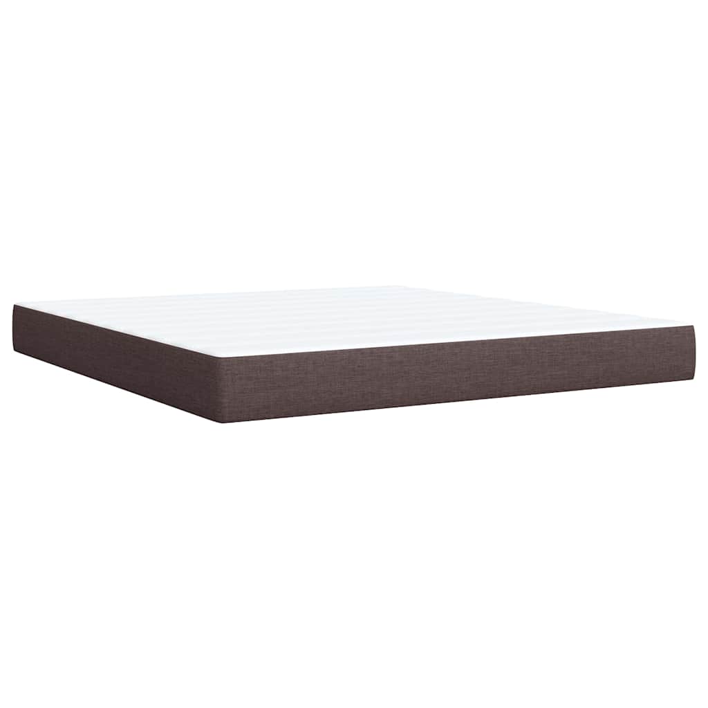 Sommier à lattes de lit avec matelas Marron foncé 180x200 cm - XIOS