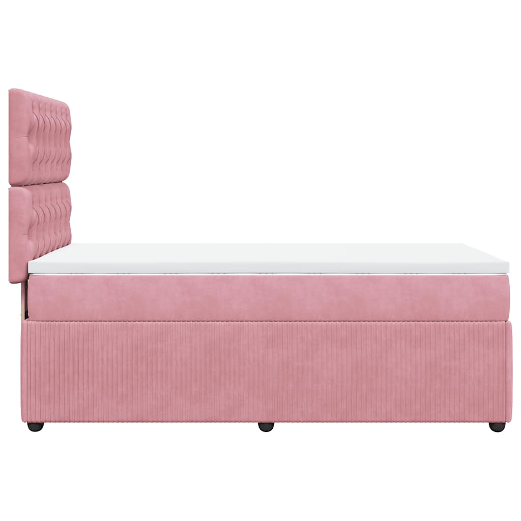 Sommier à lattes de lit et matelas Rose 80x200 cm Velours - XIOS