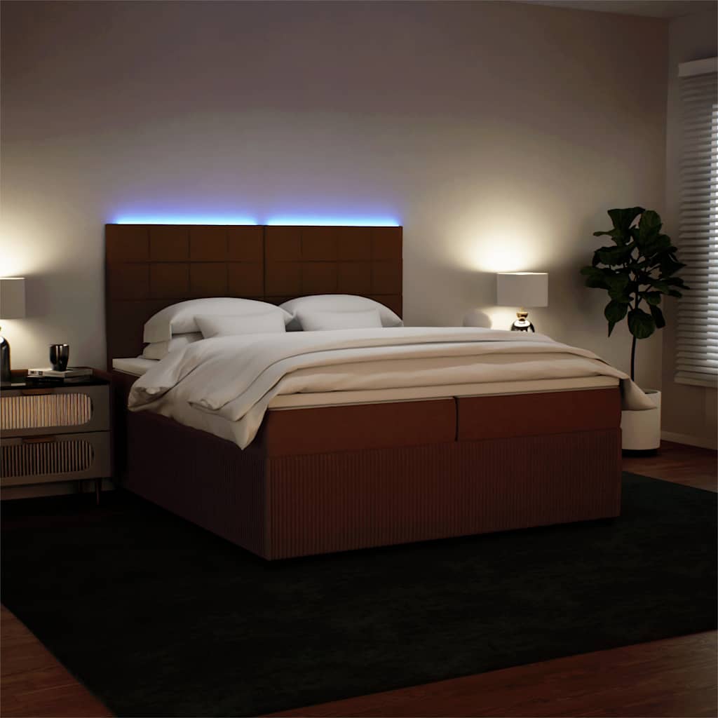 Sommier à lattes de lit avec matelas Rose 200x200 cm Velours - XIOS