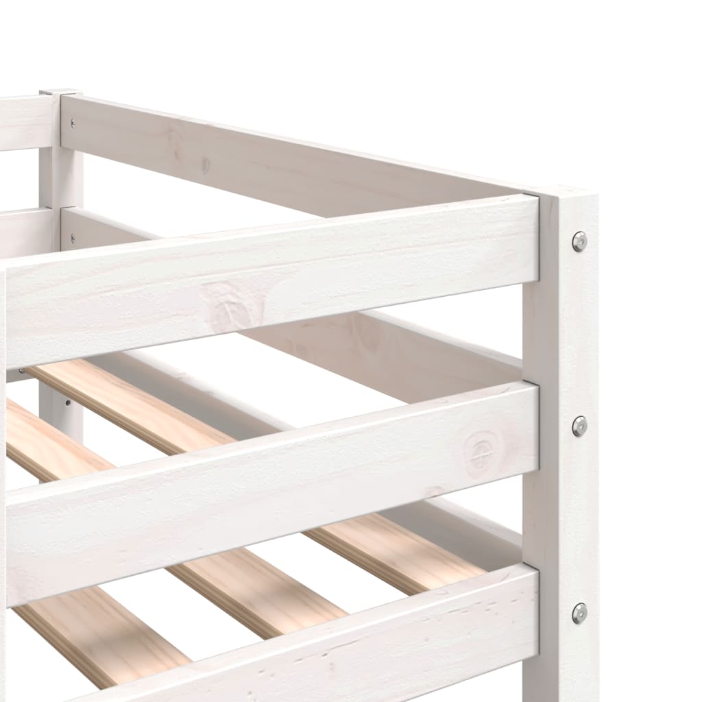 Cadre de lit pour enfants sans matelas 90x200 cm pin massif - XIOS