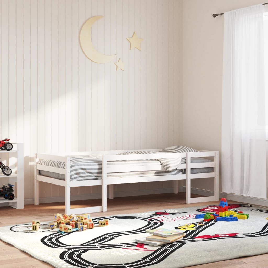 Cadre de lit pour enfants sans matelas 90x190 cm pin massif - XIOS