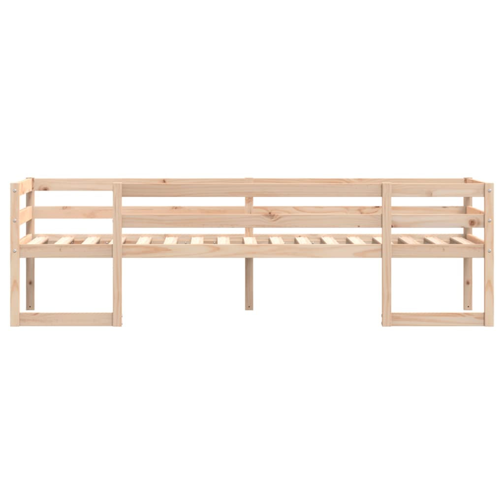 Cadre de lit pour enfants sans matelas 75x190 cm pin massif - XIOS