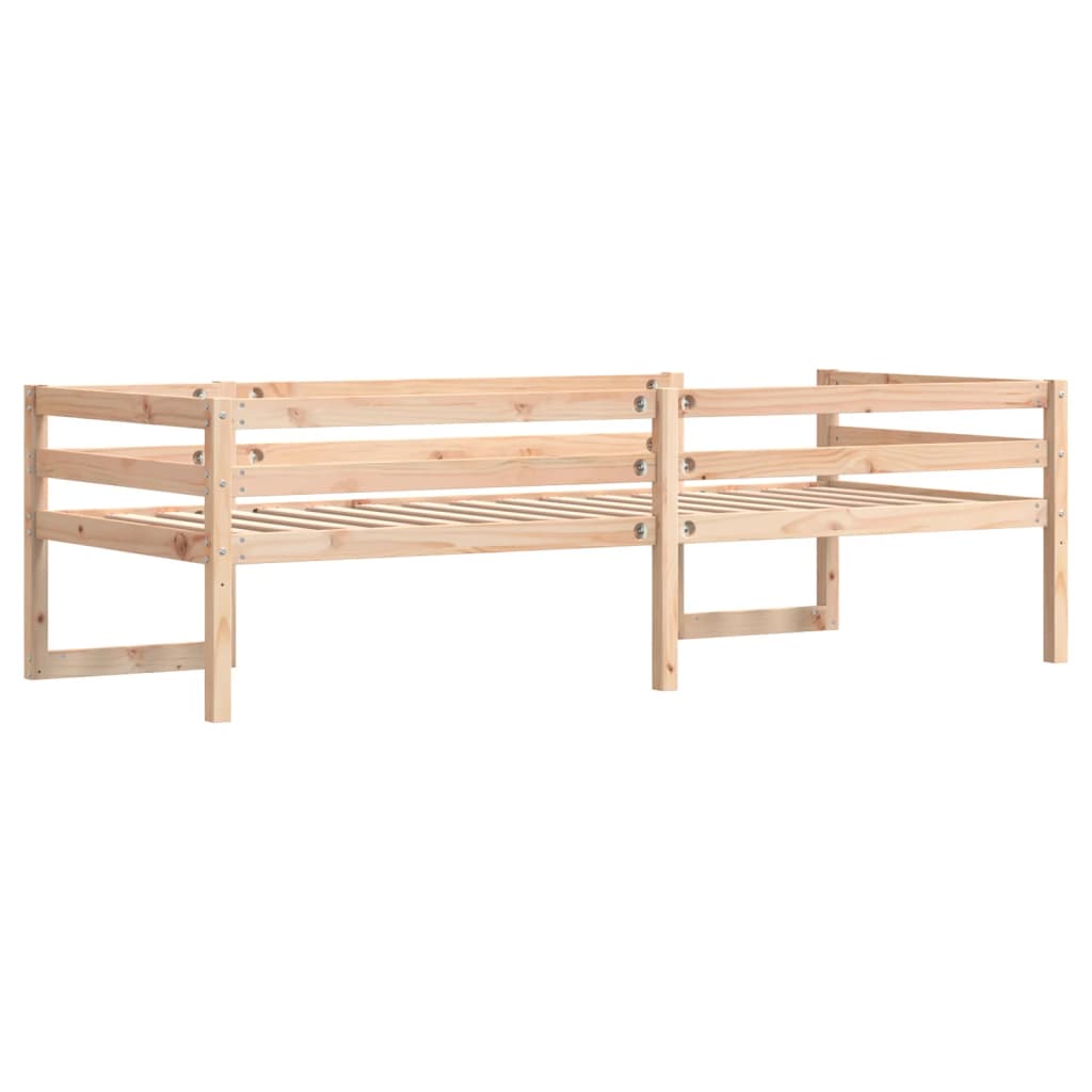 Cadre de lit pour enfants sans matelas 75x190 cm pin massif - XIOS