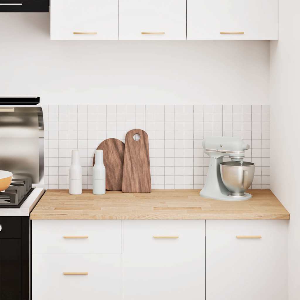 Plan de travail de cuisine bois de chêne massif rectangulaire - XIOS