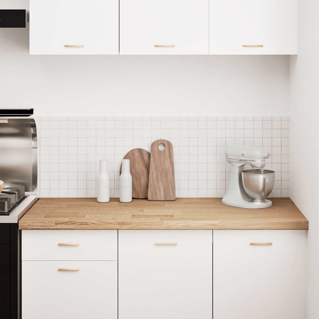 Plan de travail de cuisine bois de chêne massif rectangulaire - XIOS