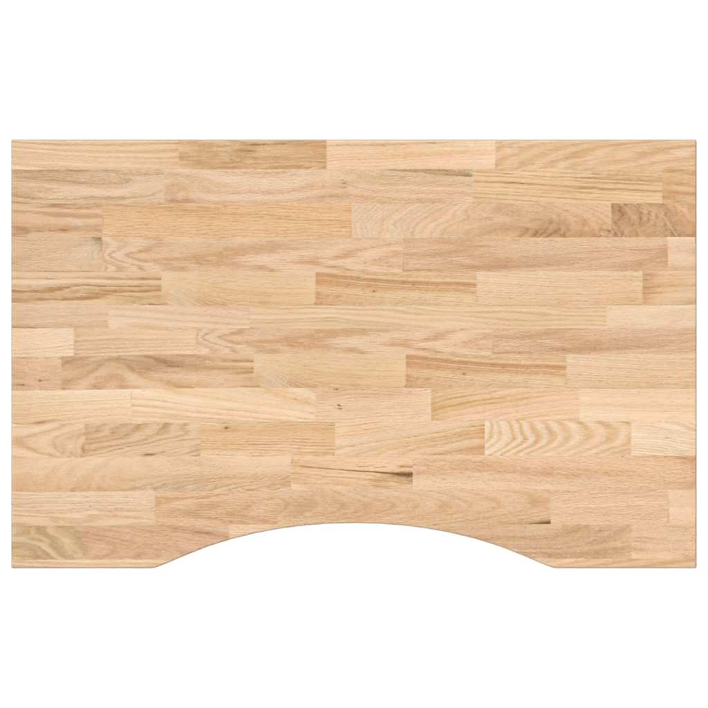 Dessus de bureau non traité bois massif de chêne rectangulaire - XIOS
