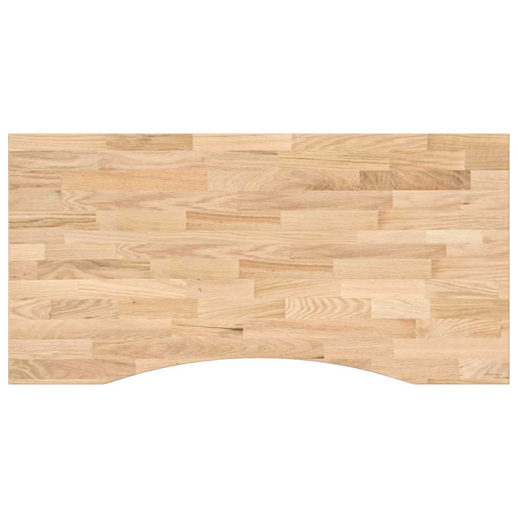 Dessus de bureau non traité bois massif de chêne rectangulaire - XIOS