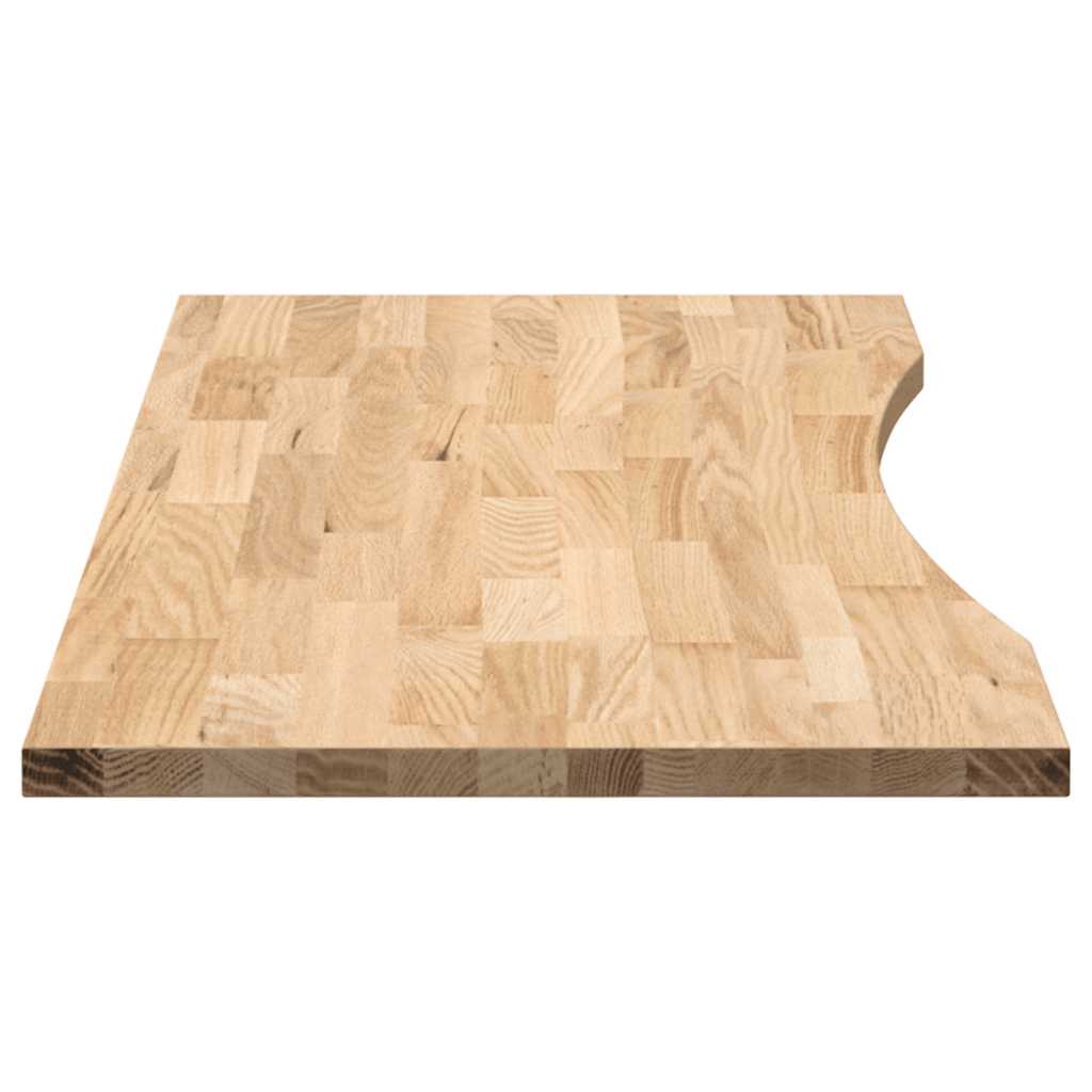 Dessus de bureau non traité bois massif de chêne rectangulaire - XIOS