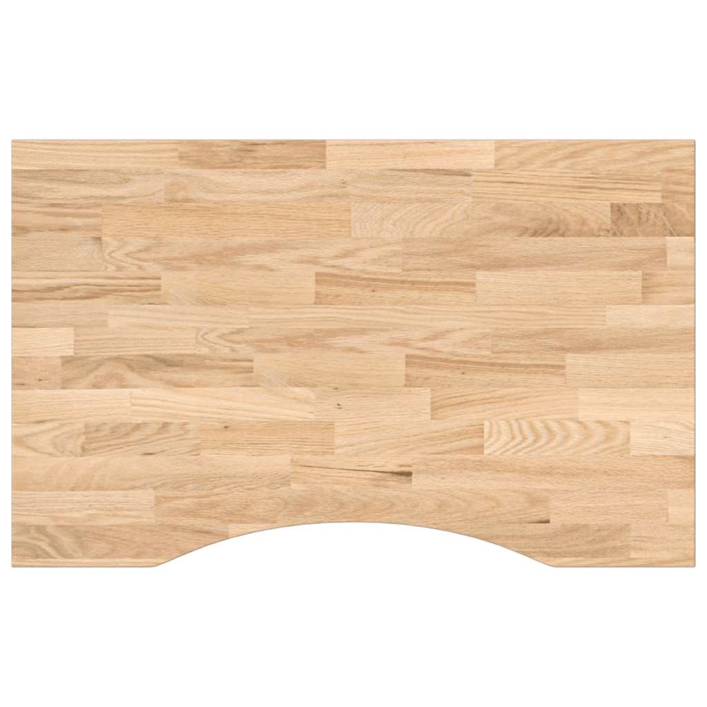 Dessus de bureau non traité bois massif de chêne rectangulaire - XIOS