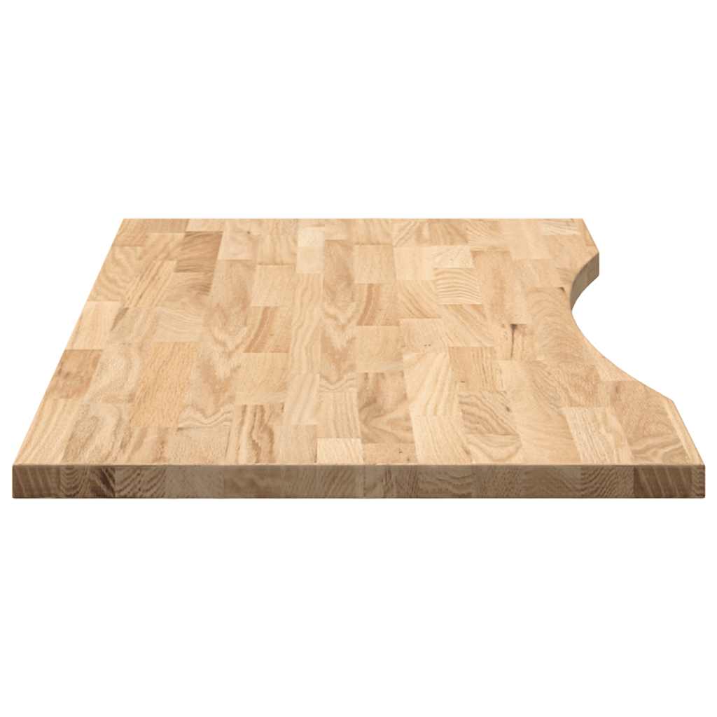 Dessus de bureau non traité bois massif de chêne rectangulaire - XIOS