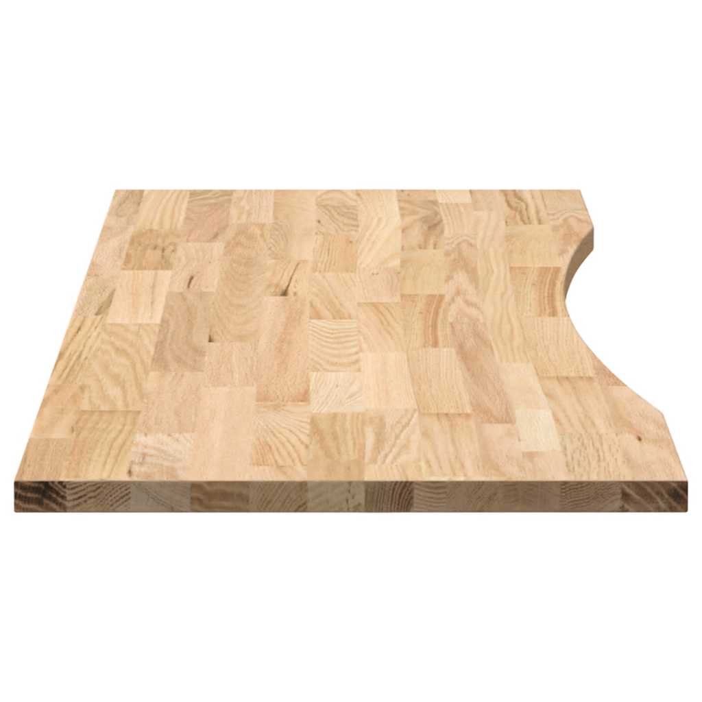 Dessus de bureau non traité bois massif de chêne rectangulaire - XIOS