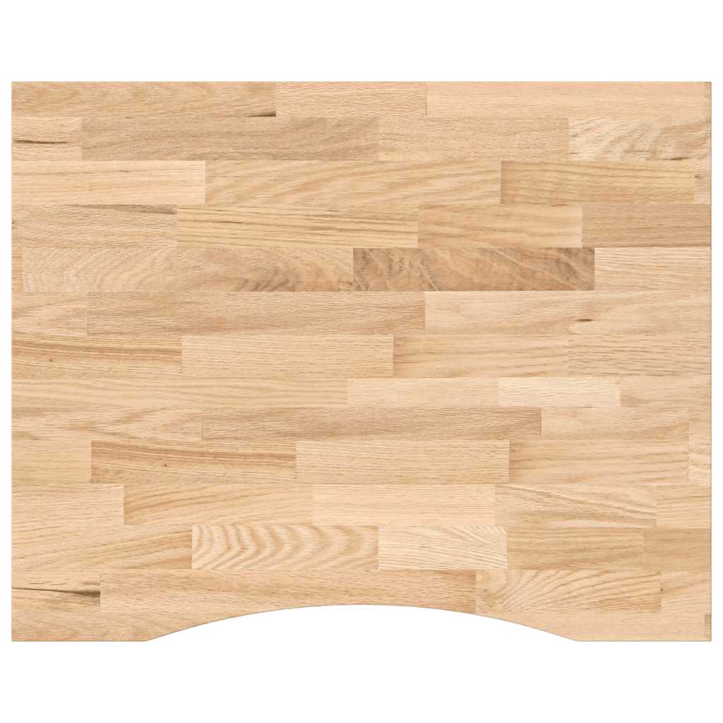 Dessus de bureau non traité bois massif de chêne rectangulaire - XIOS