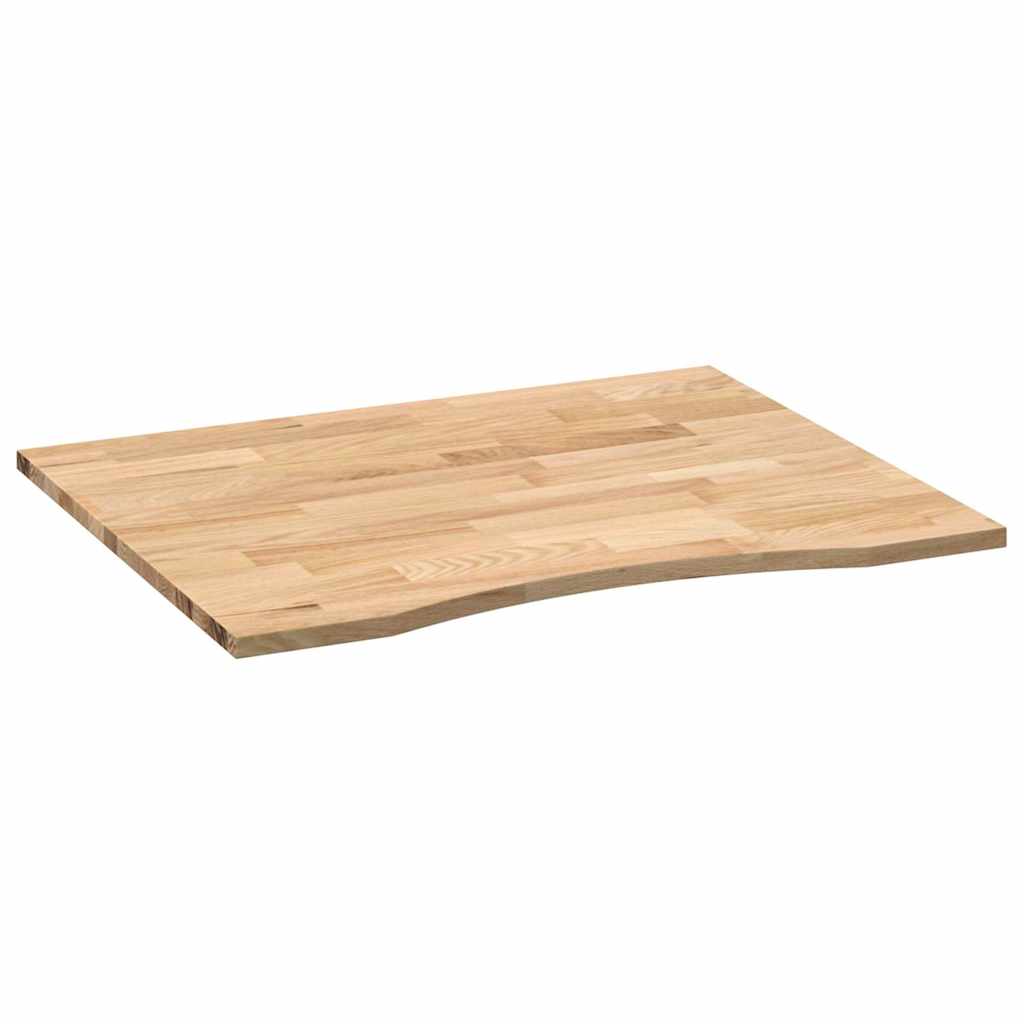 Dessus de bureau non traité bois massif de chêne rectangulaire - XIOS