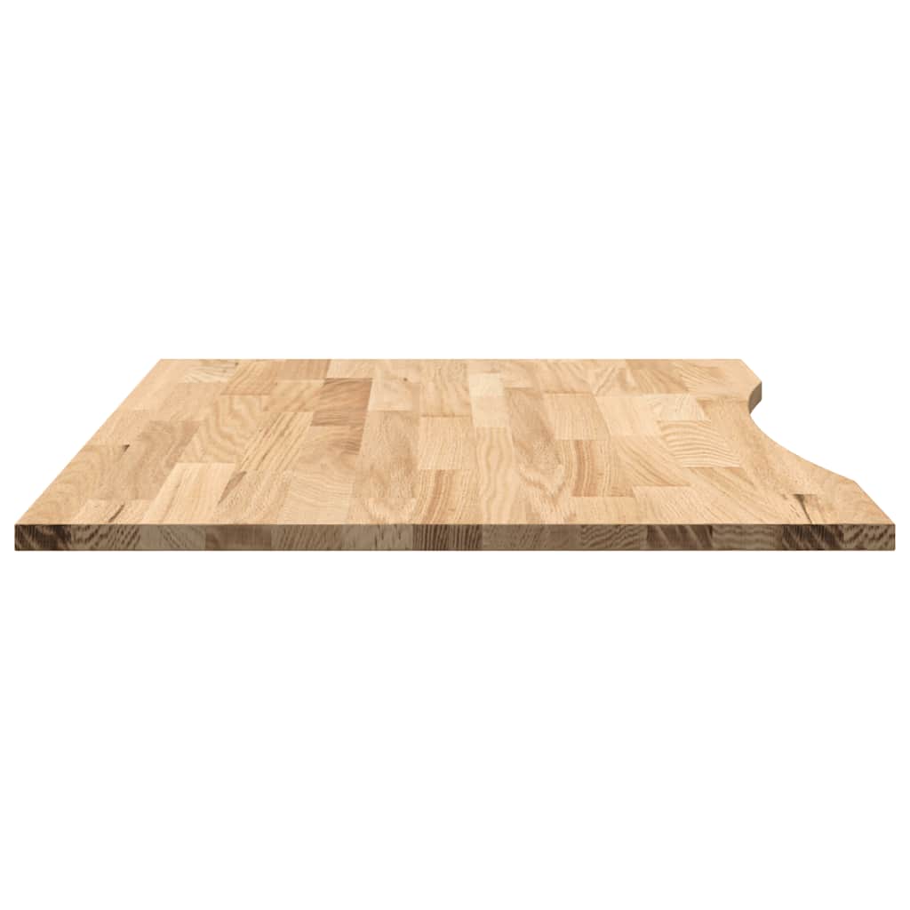 Dessus de bureau non traité bois massif de chêne rectangulaire - XIOS