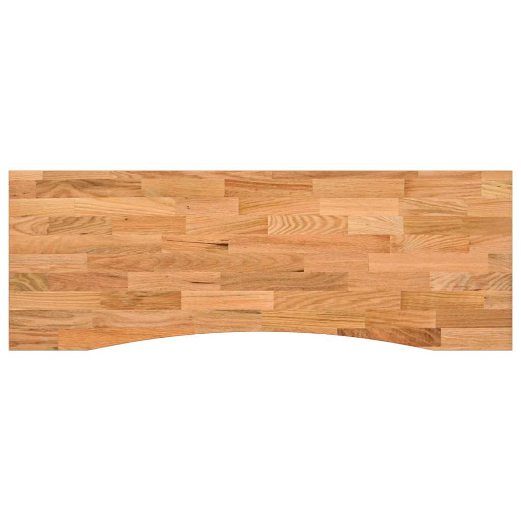 Dessus de bureau marron clair bois chêne massif rectangulaire - XIOS