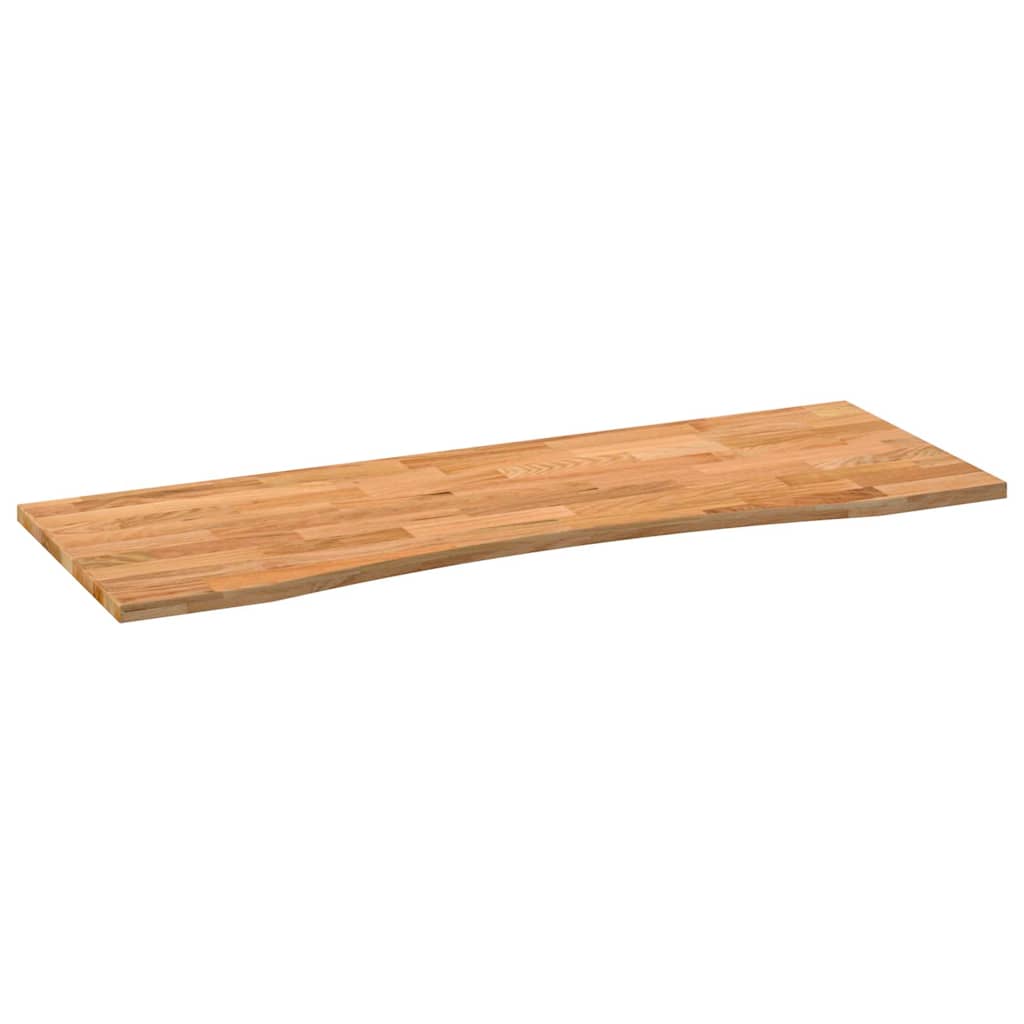 Dessus de bureau marron clair bois chêne massif rectangulaire - XIOS