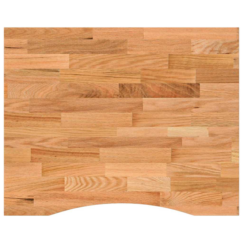 Dessus de bureau marron clair bois chêne massif rectangulaire - XIOS