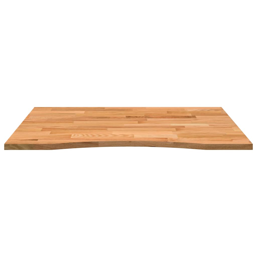 Dessus de bureau marron clair bois chêne massif rectangulaire - XIOS