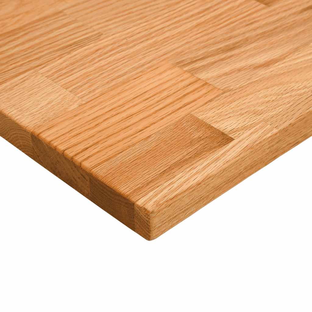 Dessus de bureau marron clair bois chêne massif rectangulaire - XIOS