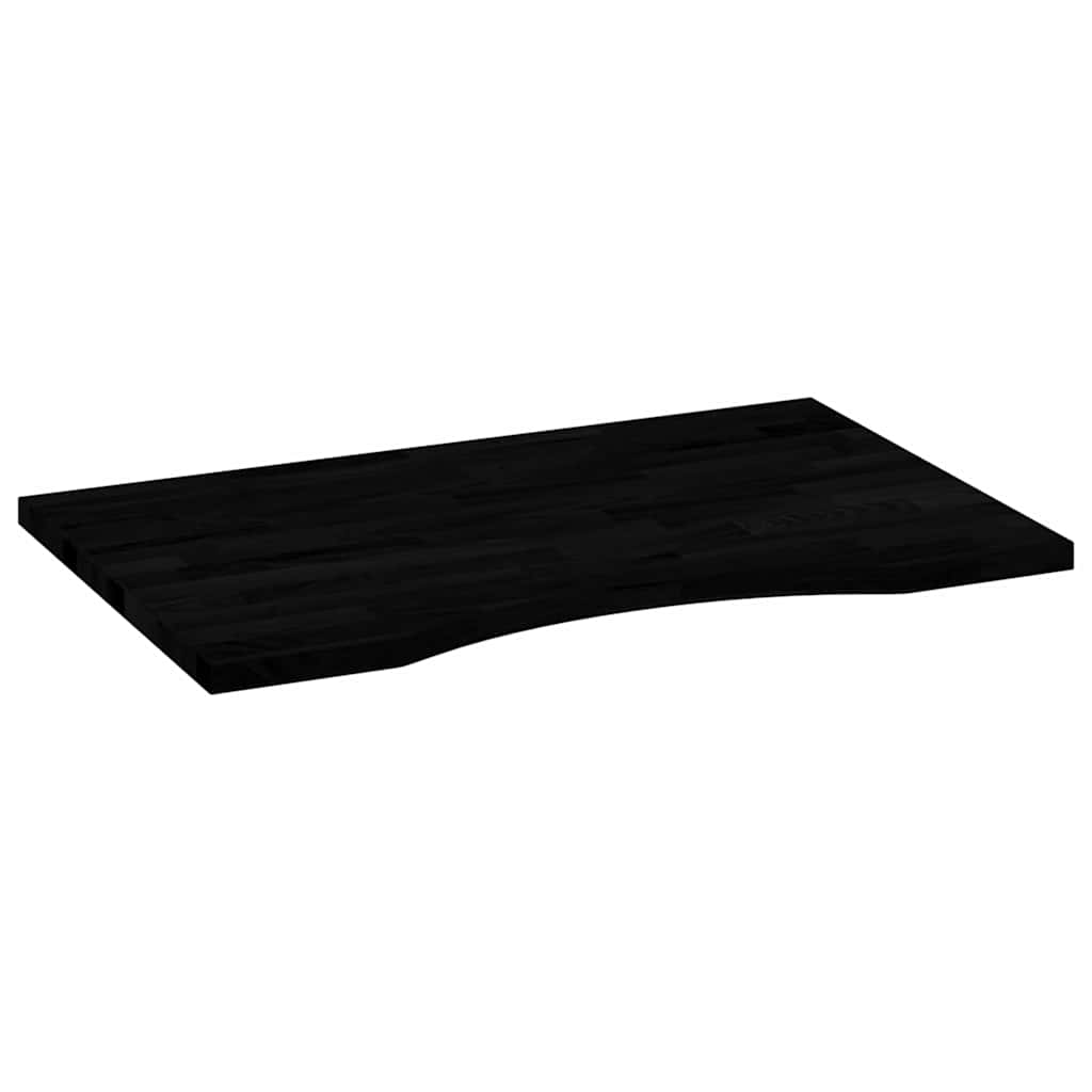 Dessus de bureau marron foncé bois chêne massif rectangulaire - XIOS