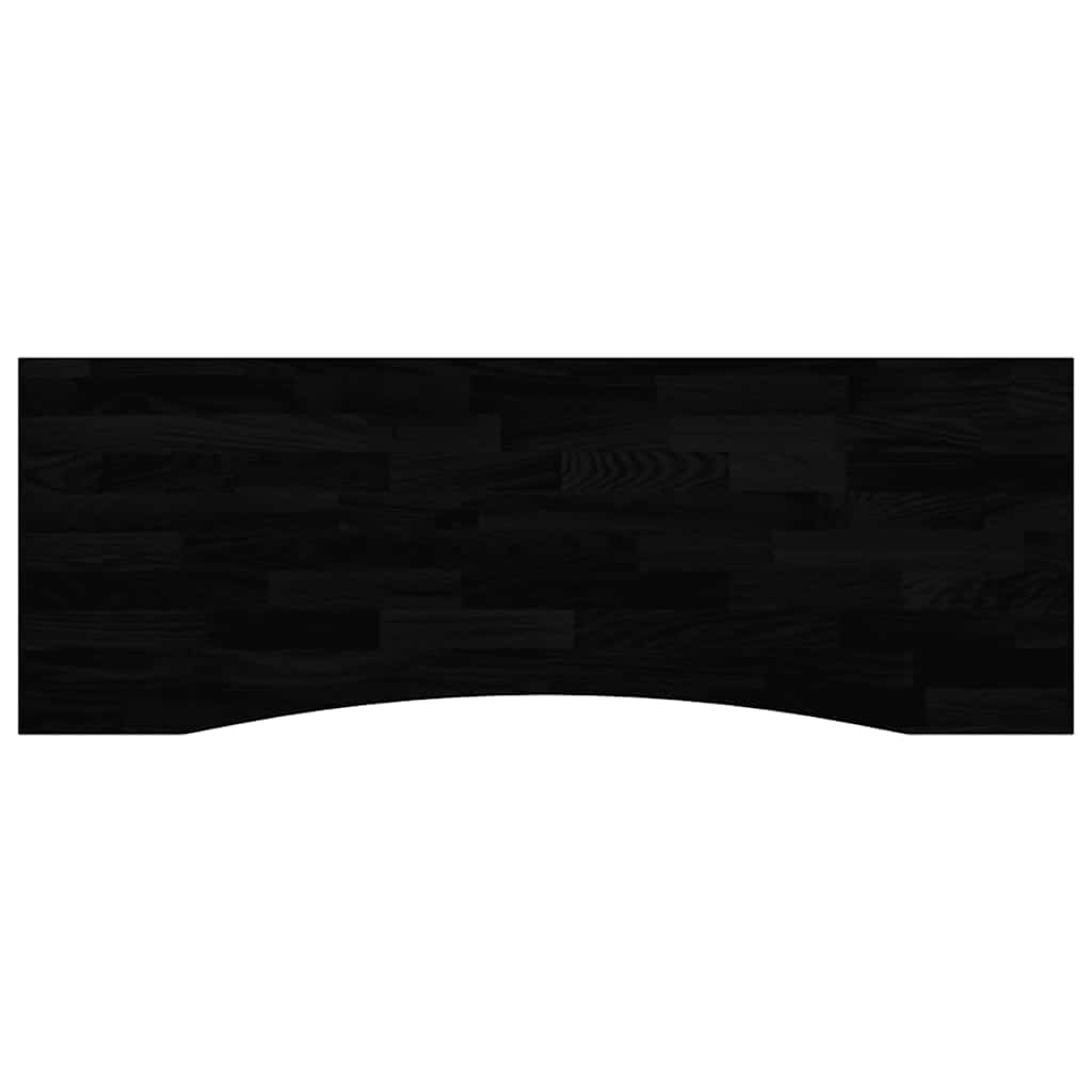 Dessus de bureau marron foncé bois chêne massif rectangulaire - XIOS