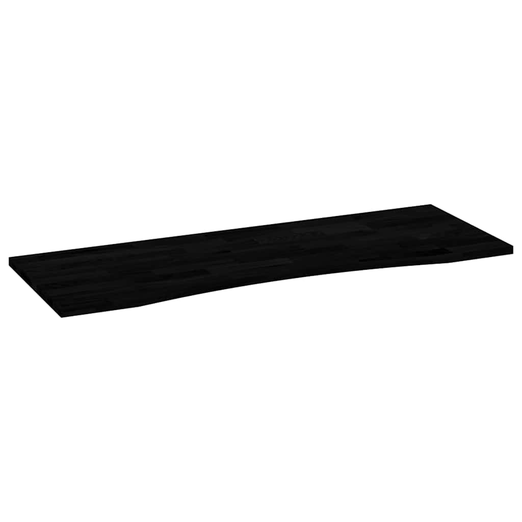 Dessus de bureau marron foncé bois chêne massif rectangulaire - XIOS