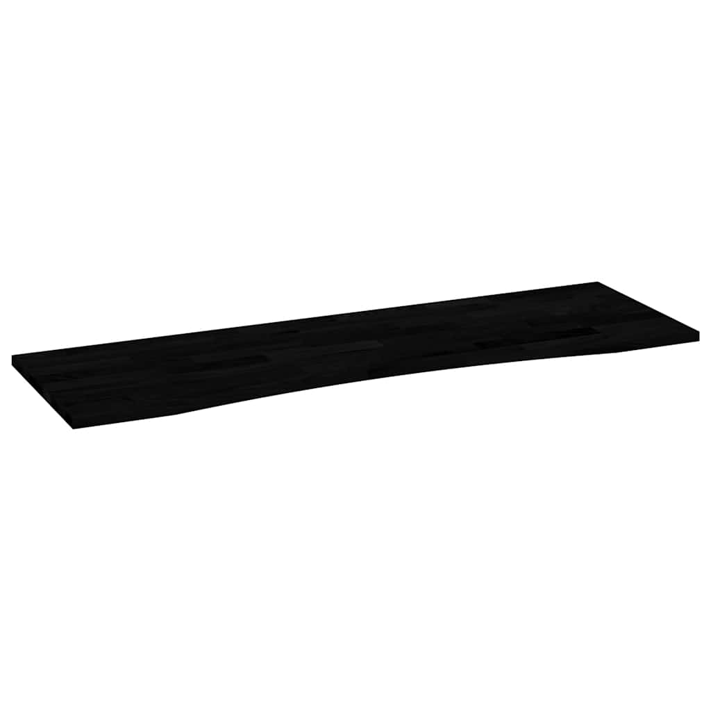 Dessus de bureau marron foncé bois chêne massif rectangulaire - XIOS