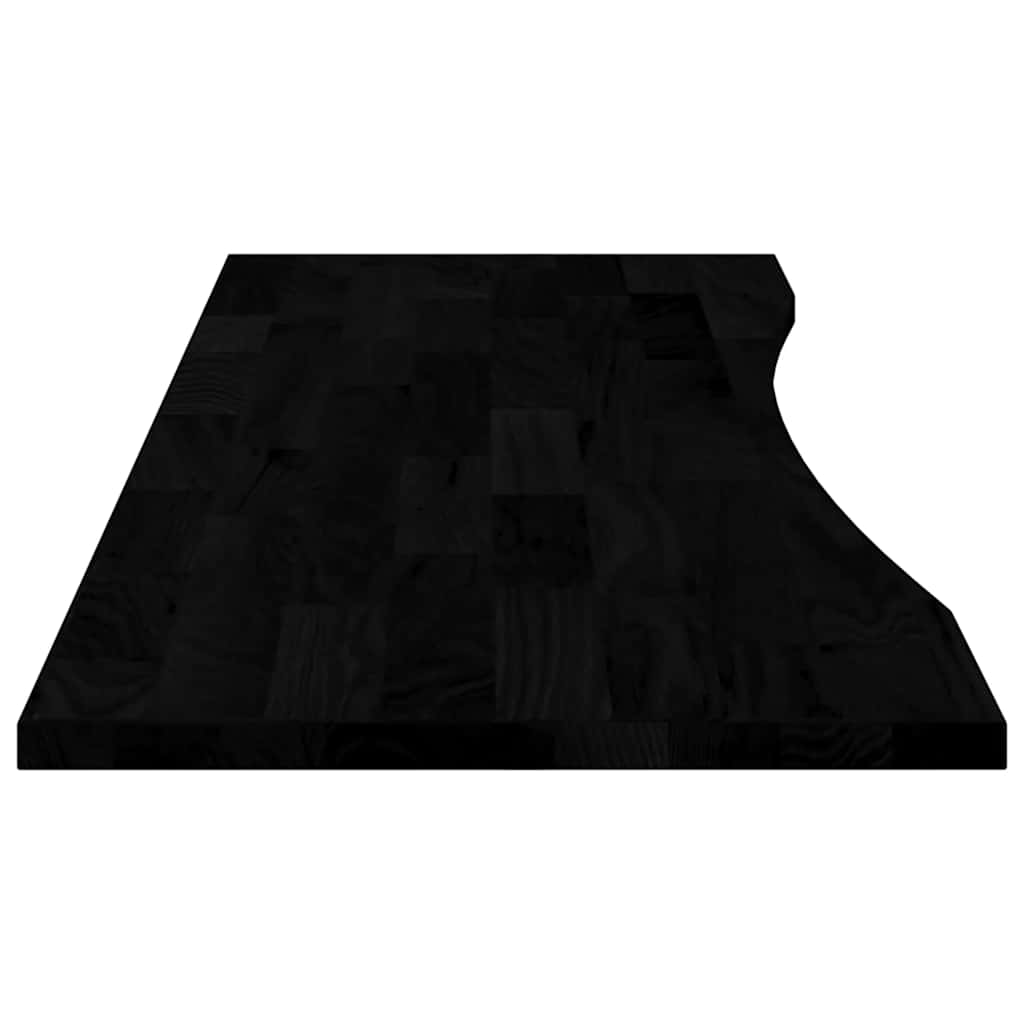 Dessus de bureau marron foncé bois chêne massif rectangulaire - XIOS