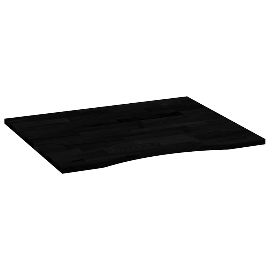 Dessus de bureau marron foncé bois chêne massif rectangulaire - XIOS