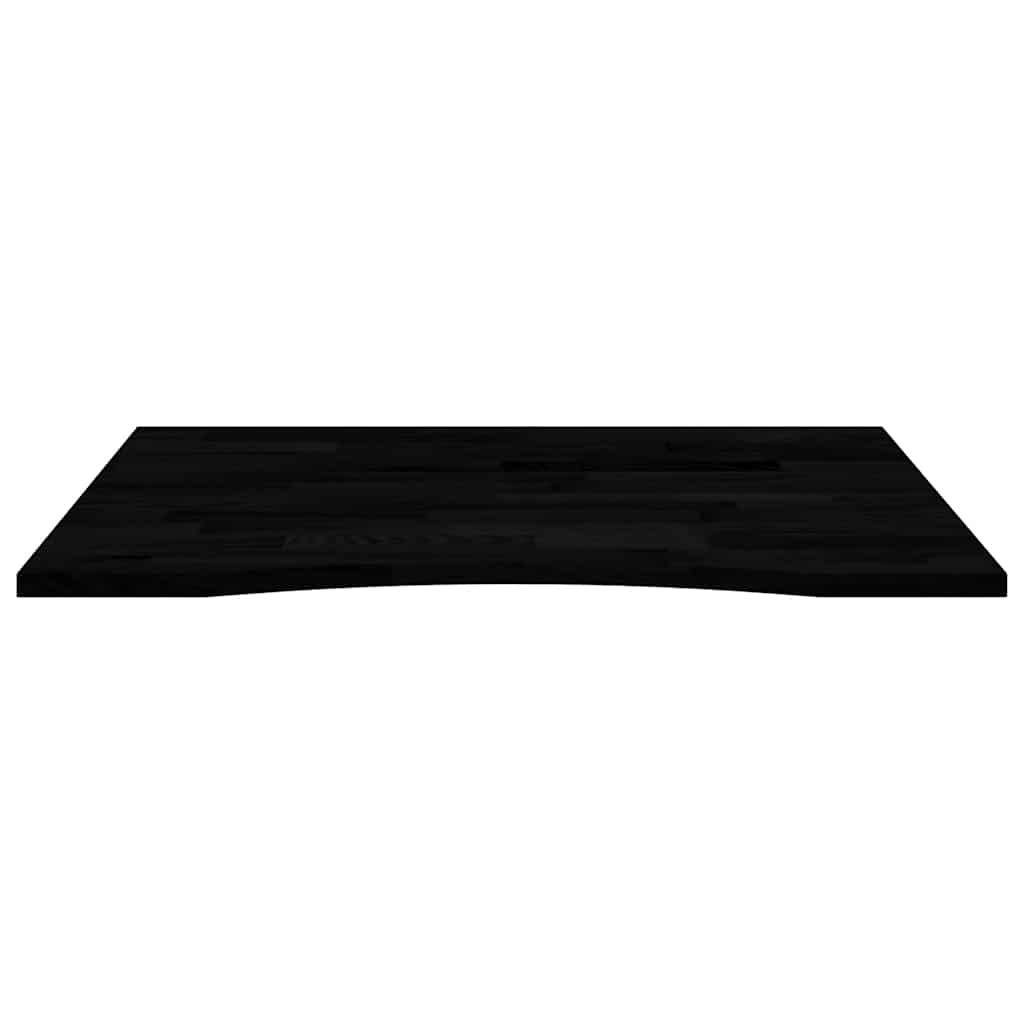 Dessus de bureau marron foncé bois chêne massif rectangulaire - XIOS