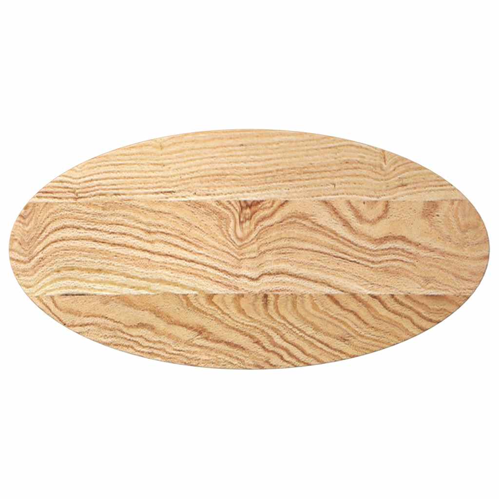 Dessus de table 80x40x2 cm bois de chêne massif ovale - XIOS