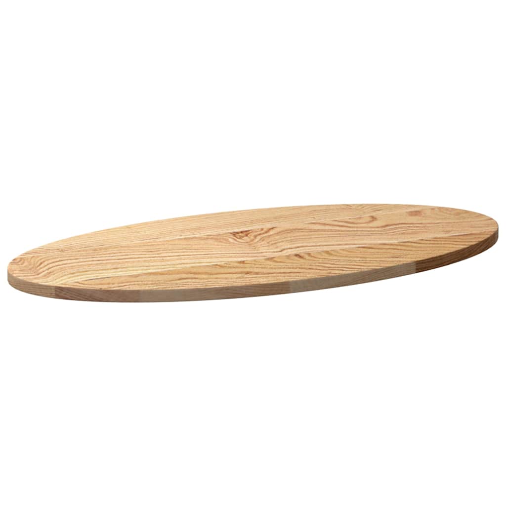 Dessus de table 80x40x2 cm bois de chêne massif ovale - XIOS