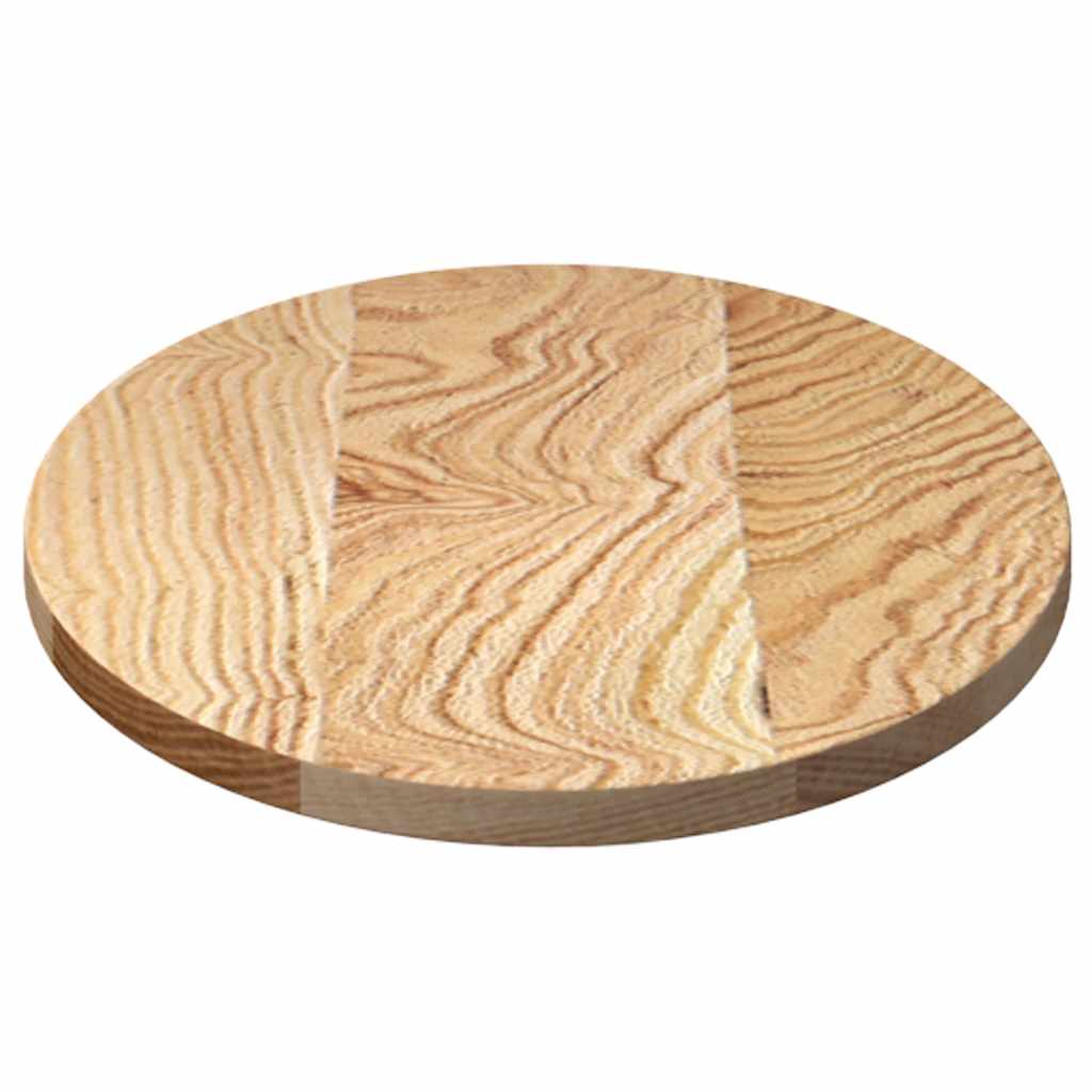Dessus de table 80x40x2 cm bois de chêne massif ovale - XIOS