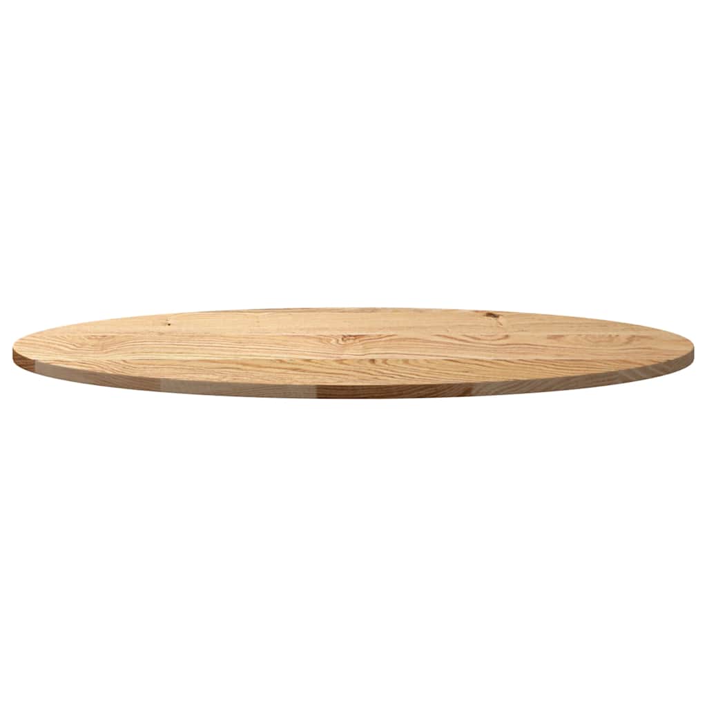 Dessus de table 100x50x2 cm bois de chêne massif ovale - XIOS