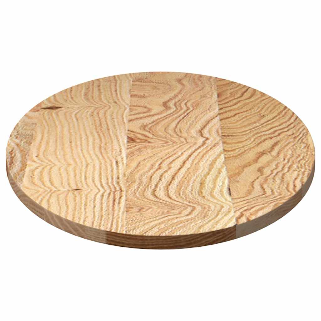 Dessus de table 100x50x2 cm bois de chêne massif ovale - XIOS
