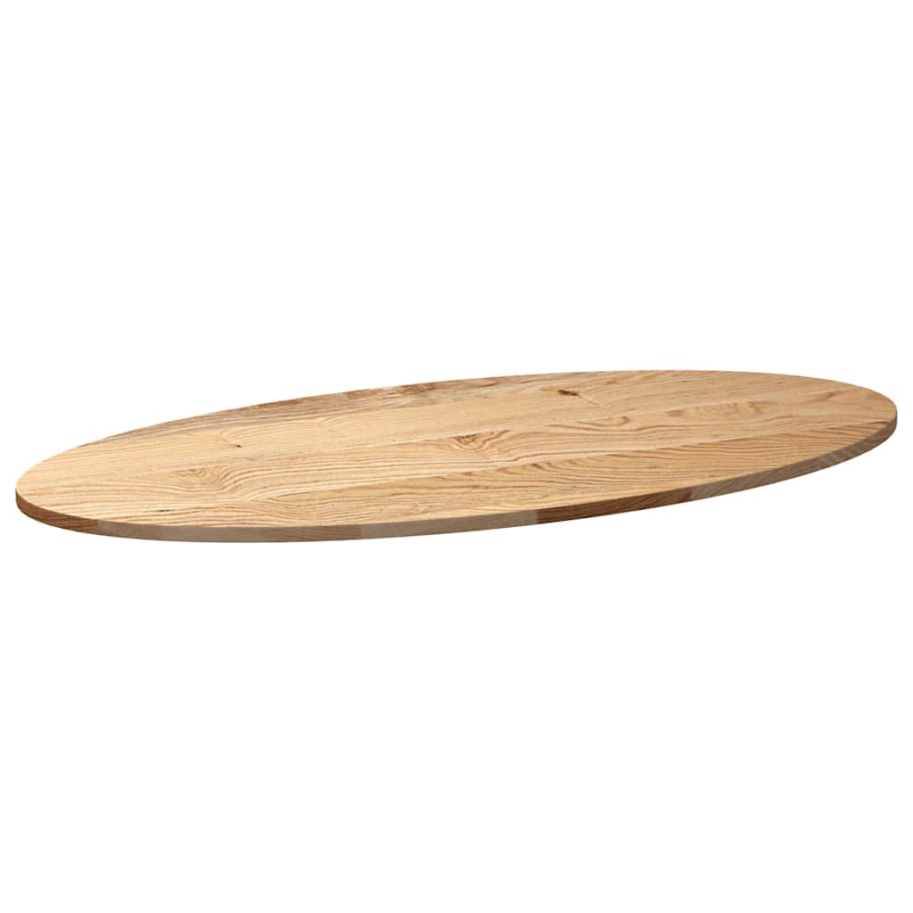 Dessus de table 120x60x2 cm bois de chêne massif ovale - XIOS